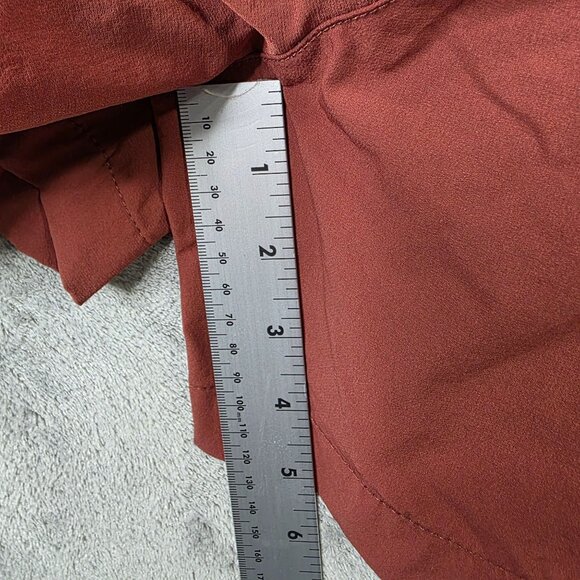 Womens Willit Orange Athletic Shorts 5" Inseam Outdoor Hiking Nylon Stretch 12 - Picture 9 of 11